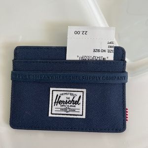 Hershel navy card holder